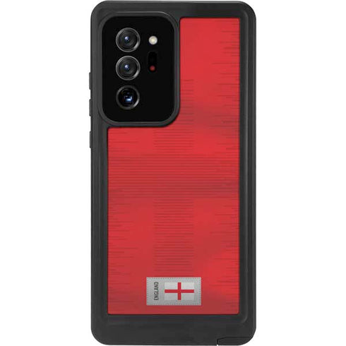England Soccer Flag Galaxy Note20 Ultra 5G Waterproof Case