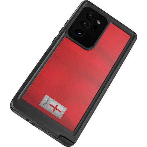 England Soccer Flag Galaxy Note20 Ultra 5G Waterproof Case