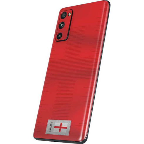 England Soccer Flag Galaxy S20 Fan Edition Skin