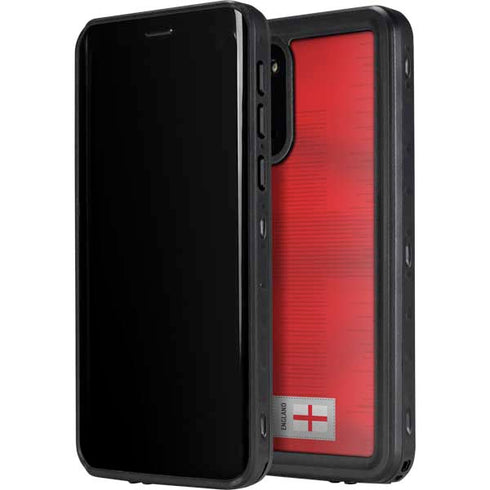 England Soccer Flag Galaxy S20 Plus Waterproof Case