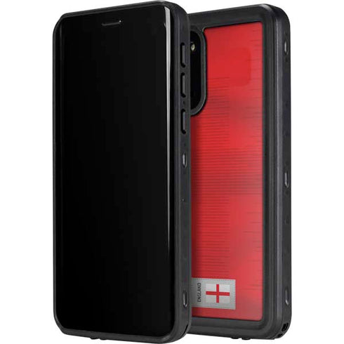 England Soccer Flag Galaxy S20 Waterproof Case