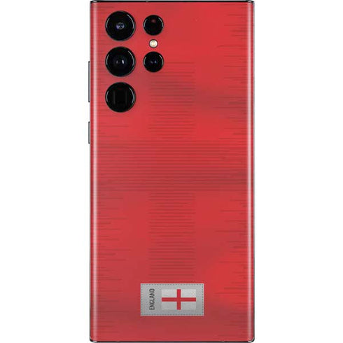 England Soccer Flag Galaxy S22 Ultra Skin