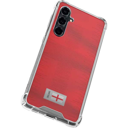 England Soccer Flag Galaxy S23 FE Clear Case