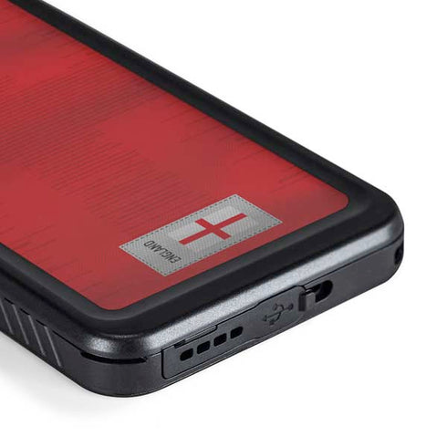 England Soccer Flag Galaxy S23 Plus Waterproof Case