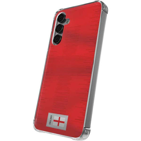 England Soccer Flag Galaxy S24 Plus Clear Case