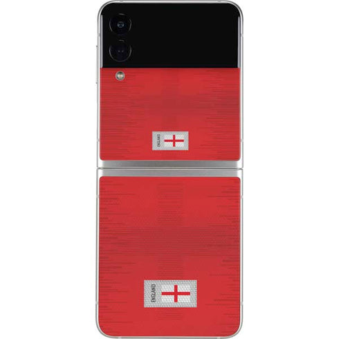 England Soccer Flag Galaxy Z Flip3 5G Skin