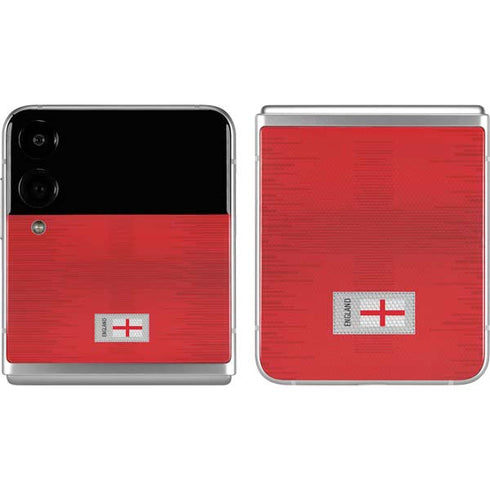 England Soccer Flag Galaxy Z Flip4 5G Skin