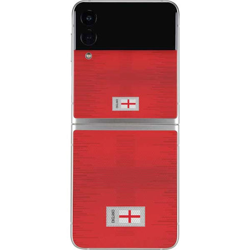 England Soccer Flag Galaxy Z Flip4 5G Skin