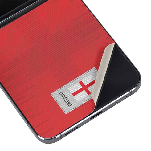 England Soccer Flag Galaxy Z Flip5 5G Skin