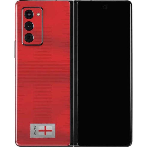 England Soccer Flag Galaxy Z Fold2 5G Skin