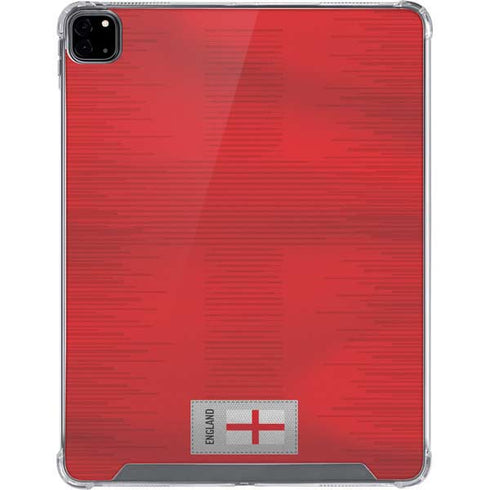 England Soccer Flag iPad Pro 12.9in (2020) Clear Case