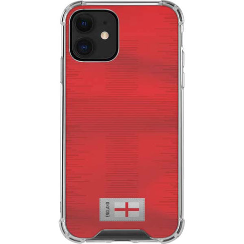 England Soccer Flag iPhone 12 Mini Clear Case