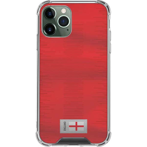 England Soccer Flag iPhone 12 Pro Clear Case