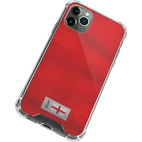 England Soccer Flag iPhone 12 Pro Max Clear Case