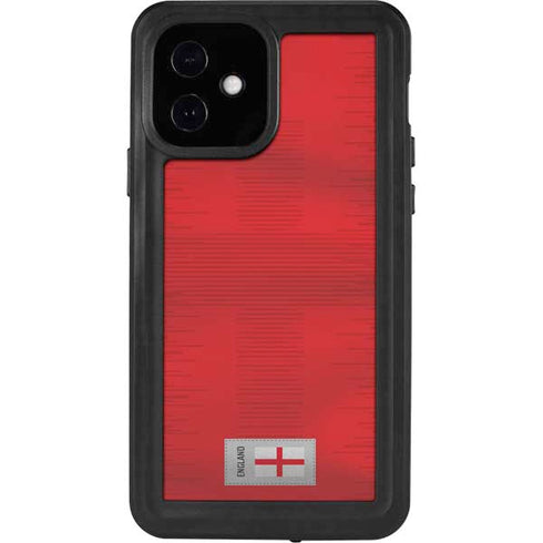 England Soccer Flag iPhone 12 Waterproof Case