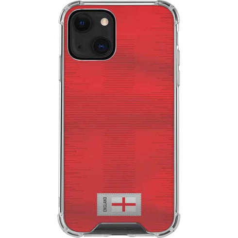 England Soccer Flag iPhone 13 Mini Clear Case
