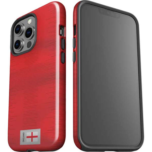 England Soccer Flag iPhone 15 Pro Impact Case