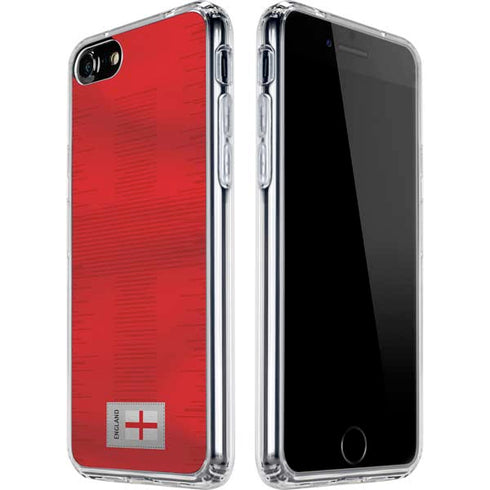 England Soccer Flag iPhone SE (2nd & 3rd Gen) Clear Case