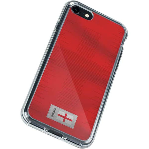 England Soccer Flag iPhone SE (2nd & 3rd Gen) Clear Case