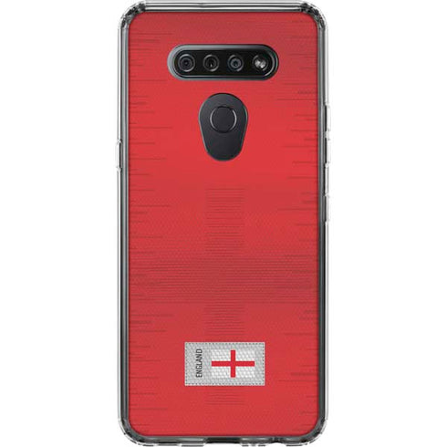 England Soccer Flag LG K51/Q51 Clear Case