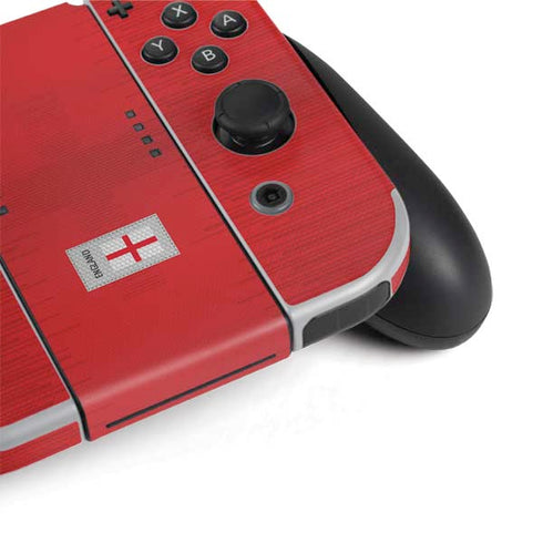 England Soccer Flag Nintendo Switch OLED (2021) Skin