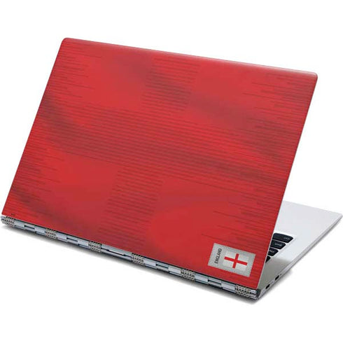 England Soccer Flag Yoga 910 2-in-1 14in Touch-Screen Skin