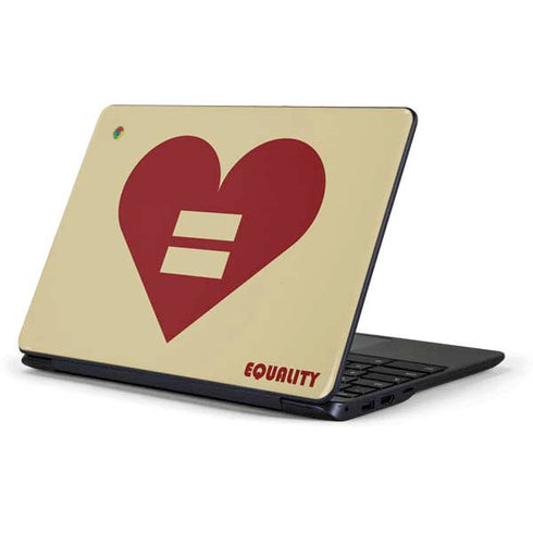 Equality Heart Samsung Chromebook Skin
