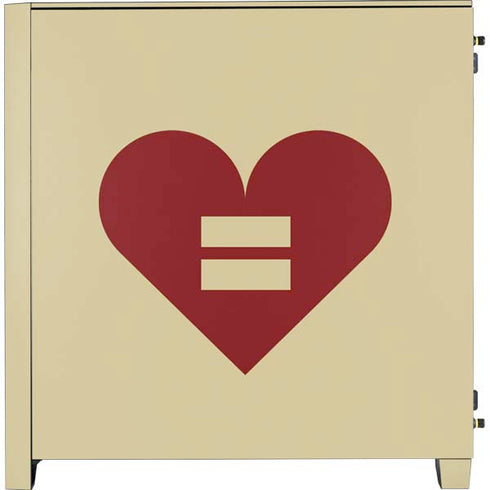 Equality Heart Corsair 4000D Tempered Glass Mid-Tower ATX Case Skin