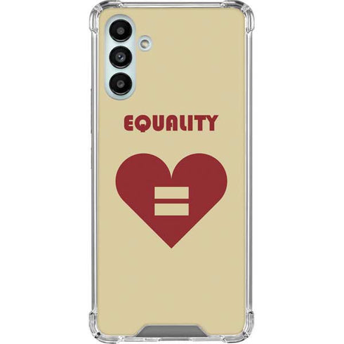 Equality Heart Galaxy A13 5G Clear Case