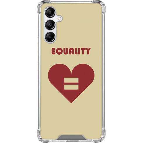 Equality Heart Galaxy A14 5G Clear Case
