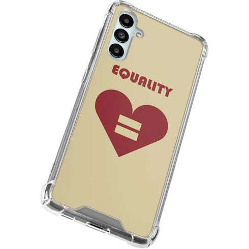 Equality Heart Galaxy A15 5G Clear Case