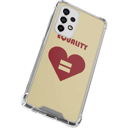 Equality Heart Galaxy A53 5G Clear Case