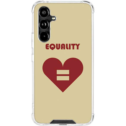 Equality Heart Galaxy A54 5G Clear Case