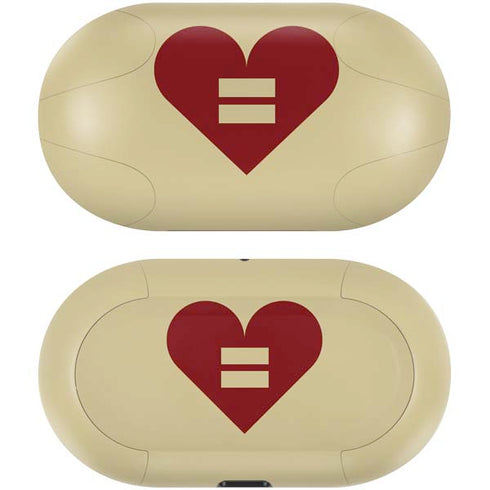 Equality Heart Galaxy Buds Skin