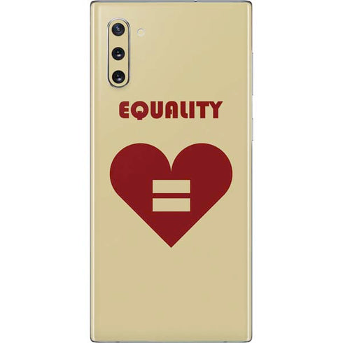 Equality Heart Galaxy Note 10 Skin