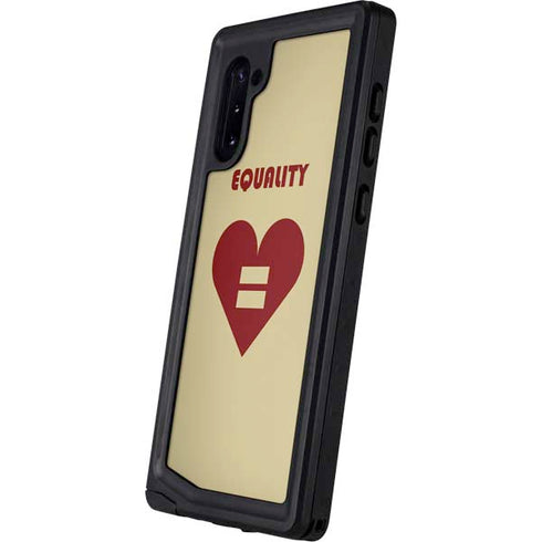 Equality Heart Galaxy Note 10 Waterproof Case