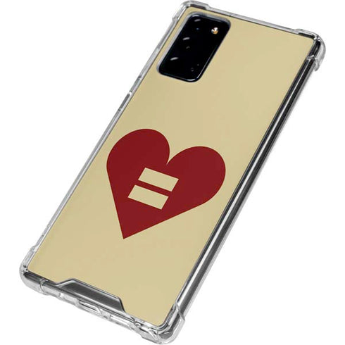 Equality Heart Galaxy Note20 5G Clear Case