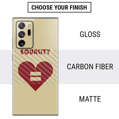 Equality Heart Galaxy Note20 Ultra 5G Skin