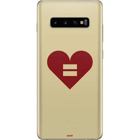 Equality Heart Galaxy S10 Plus Skin