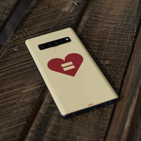 Equality Heart Galaxy S10 Plus Skin