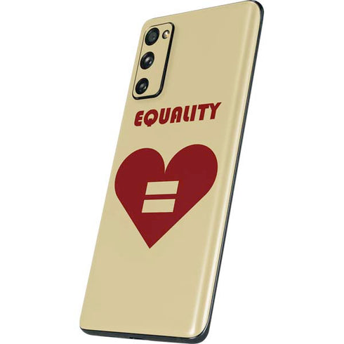 Equality Heart Galaxy S20 Fan Edition Skin