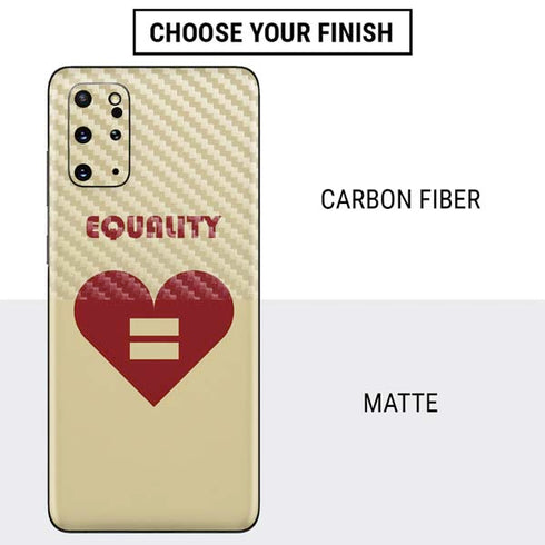 Equality Heart Galaxy S20 Plus Skin