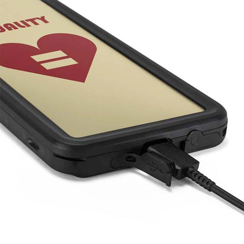 Equality Heart Galaxy S20 Plus Waterproof Case