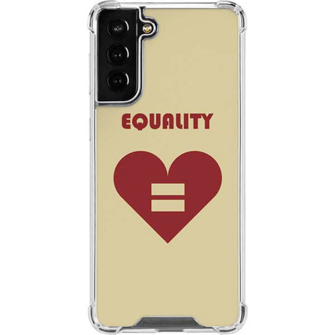 Equality Heart Galaxy S22 Plus Clear Case