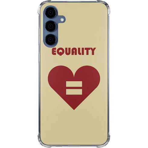 Equality Heart Galaxy S24 Clear Case