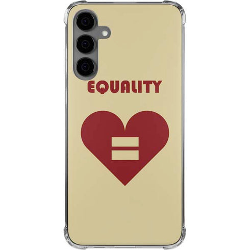 Equality Heart Galaxy S24 Plus Clear Case
