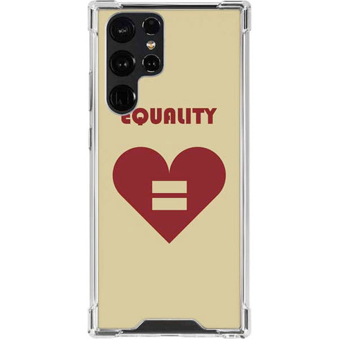 Equality Heart Galaxy S24 Ultra Clear Case