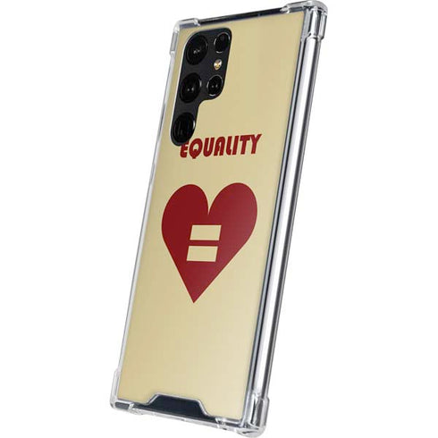 Equality Heart Galaxy S24 Ultra Clear Case