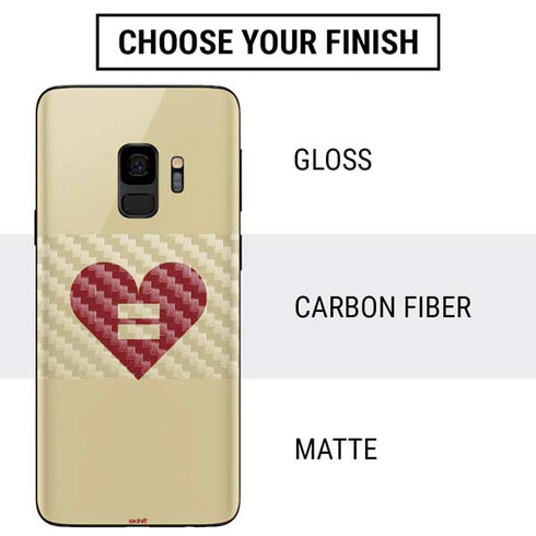 Equality Heart Galaxy S9 Skin