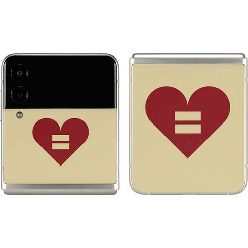Equality Heart Galaxy Z Flip3 5G Skin